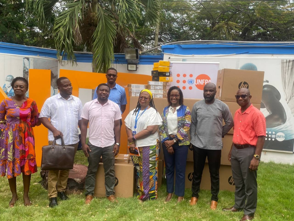 UNFPA Ghana hands over equipment to IPs to support maternal health, family planning & GBV initiatives